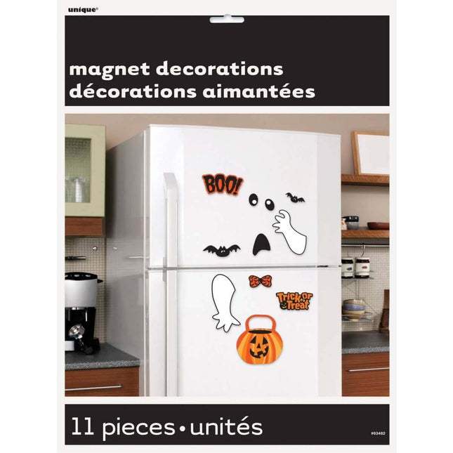 Bat and Ghost Halloween Refrigerator Magnets - SKU:63482 - UPC:011179634828 - Party Expo
