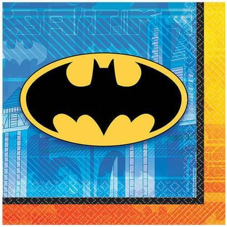 Batman Beverage Napkins (16ct) - SKU:501386 - UPC:013051481476 - Party Expo