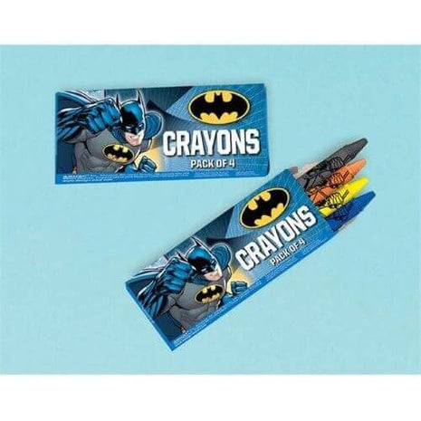 Batman Crayons - Black - SKU:394391 - UPC:013051495244 - Party Expo