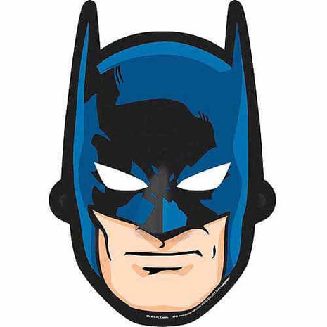 Batman Paper Mask - SKU:360104 - UPC:013051485122 - Party Expo