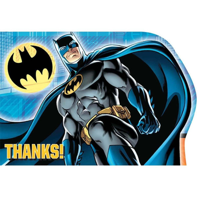 Batman Thank You - SKU:481386 - UPC:013051481513 - Party Expo