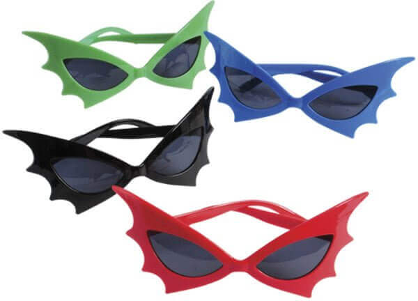 Batwing Superhero Glasses (1 count) - SKU:GL44 - UPC:049392290705 - Party Expo