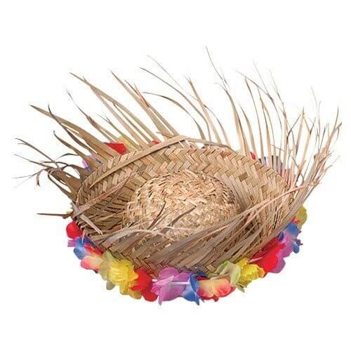 Beachcomber Flower Hat - SKU: - UPC:049392223628 - Party Expo