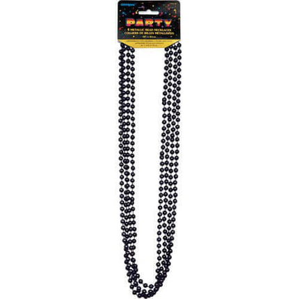 Bead Necklace Black - SKU:95118 - UPC:011179951185 - Party Expo