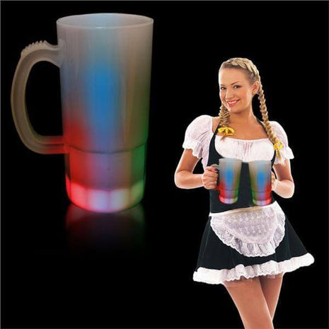 Beer Mug Light Up Multi Color - SKU:JX0072 - UPC:716148575194 - Party Expo