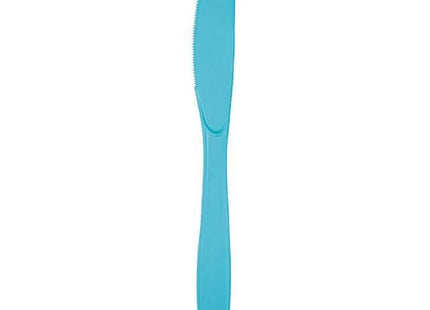 Bermuda Blue Plastic Knives - SKU:010618- - UPC:073525191836 - Party Expo