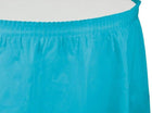 Bermuda Blue Plastic Tableskirt - SKU:010539- - UPC:073525111902 - Party Expo