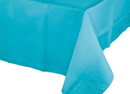 Bermuda Blue Tis-Ply Tablecover - 54x108 - SKU:711039 - UPC:073525111889 - Party Expo