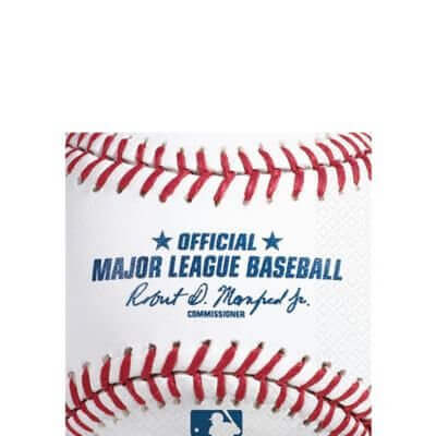 Beverage Napkin Major League Baseball Rawlings - SKU:501097 - UPC:013051609474 - Party Expo