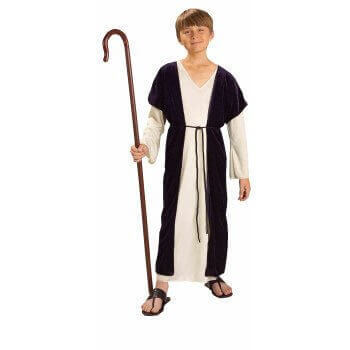 Biblical Times Shepherd Child Costume - (M) - SKU:XMSJOS - UPC:721773272189 - Party Expo