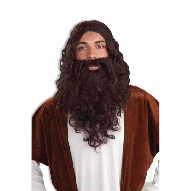 Biblical Wig & Beard Set - SKU:58216 - UPC:721773582165 - Party Expo