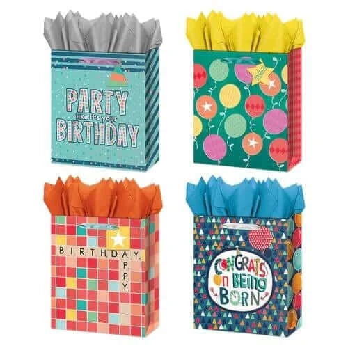 Birthday Bag (Large) - SKU:IG116498 - UPC:018697424290 - Party Expo