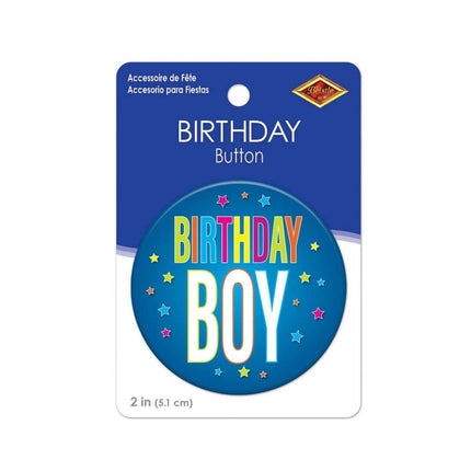 Birthday Boy Button - Party Expo