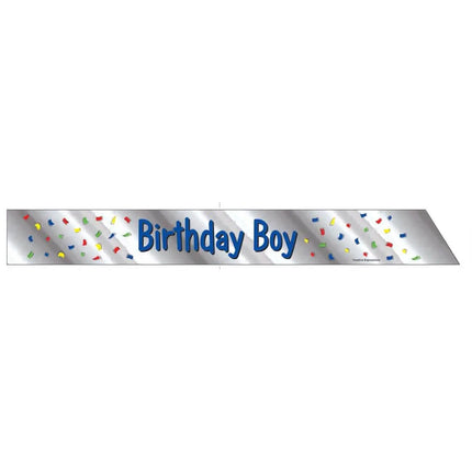 Birthday Boy Foil Sash - Party Expo
