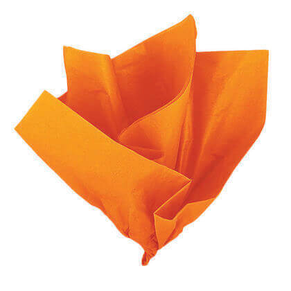 Tissue Paper - Orange (10 count) - SKU:6292 - UPC:011179062928 - Party Expo