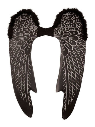 Black Angel Wings - Large - SKU:74728 - UPC:721773747281 - Party Expo