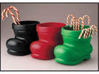 Black Santa Boot (1 piece) - SKU:PAC5003 - UPC:042465950032 - Party Expo
