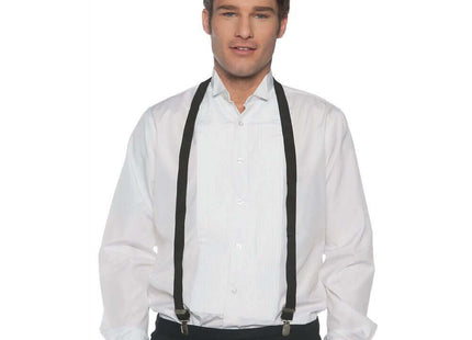 Black Suspenders - SKU:28728 OS - UPC:897164872815 - Party Expo
