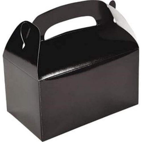 Black Treat Boxes (6ct) - SKU:3L-3/3601 - UPC:886102080900 - Party Expo
