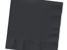 Touch of Color - Black Velvet Beverage Napkins (50ct) - SKU:57134B - UPC:039938167820 - Party Expo