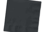 Black Velvet Luncheon Napkins - SKU:58134B - UPC:039938168148 - Party Expo