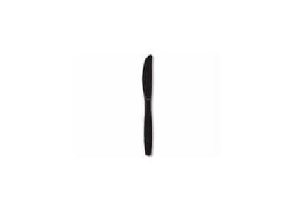 Black Velvet Plastic Knives - SKU:010576- - UPC:073525109374 - Party Expo
