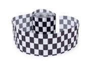 Black & White Check Print Streamer - SKU:071581- - UPC:073525494760 - Party Expo