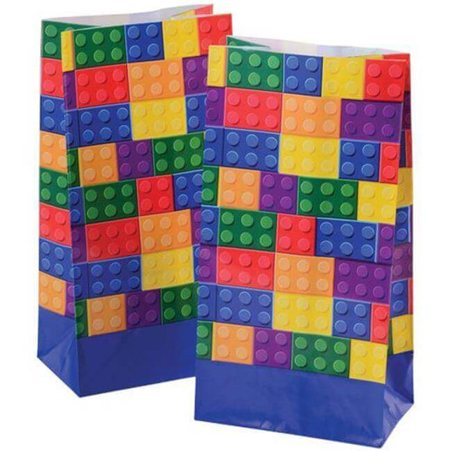 Block Mania Paper Bags - SKU:TU246 - UPC:049392293317 - Party Expo