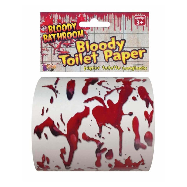 Bloody Bathroom Toilet Paper - SKU:75041 - UPC:721773750410 - Party Expo