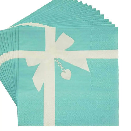 Blue Box Luncheon Napkin - Party Expo