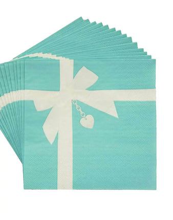Blue Box Luncheon Napkin - Party Expo