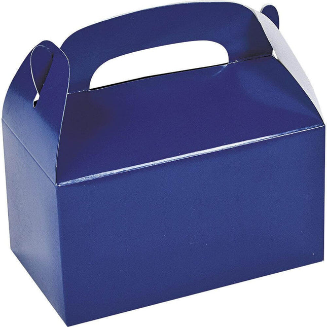 Blue Treat Boxes (6ct) - SKU:33594 - UPC:886102080801 - Party Expo