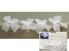 Bow Table Clips - White - SKU:342430 - UPC:048419344995 - Party Expo