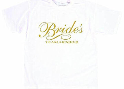 Bride's Team Member T-Shirt - SKU:457507 - UPC:048419534822 - Party Expo