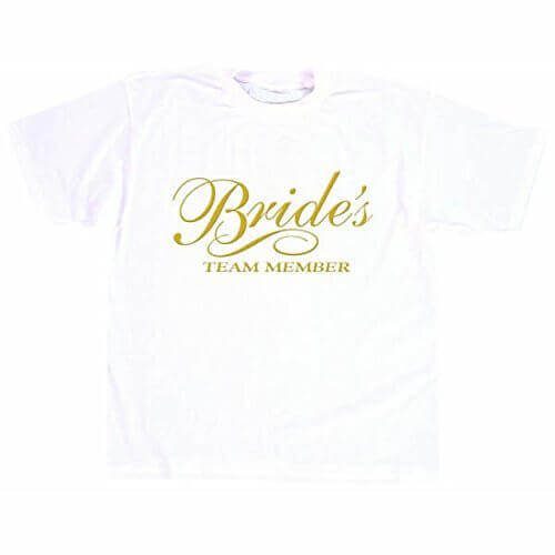 Bride's Team Member T-Shirt - SKU:457507 - UPC:048419534822 - Party Expo