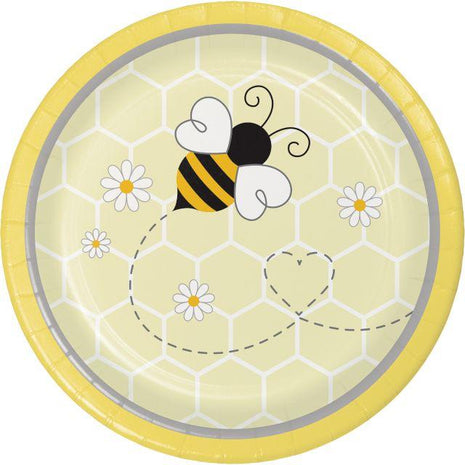 Bumblebee Baby - 7" Plates - SKU:339887 - UPC:039938618995 - Party Expo