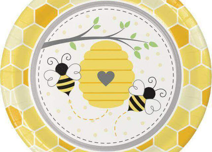 Bumblebee Baby - 9" Lunch Plate - SKU:339886 - UPC:039938618988 - Party Expo