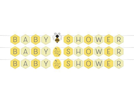 Baby Shower - Bumblebee Banner - SKU:340224 - UPC:039938622442 - Party Expo