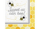 Bumblebee Baby - Sweet Luncheon Napkins - SKU:339889 - UPC:039938619015 - Party Expo