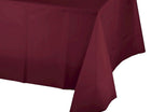 Burgundy Plastic Table Cover - SKU:723122 - UPC:073525813240 - Party Expo