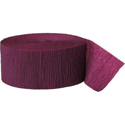 Burgundy Streamer - SKU:6325 - UPC:011179063253 - Party Expo