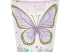 Butterfly Shimmer 9oz. Cup - SKU:354584 - UPC:039938845667 - Party Expo