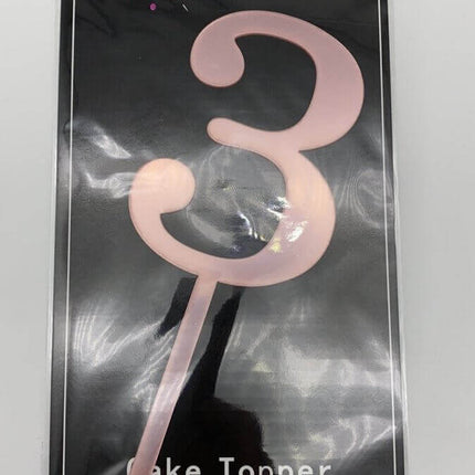 Cake Topper Rose Gold #3 - Party Expo