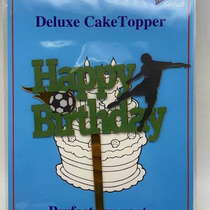 Cake Topper - Soccer - SKU:091650 - UPC:677545157997 - Party Expo