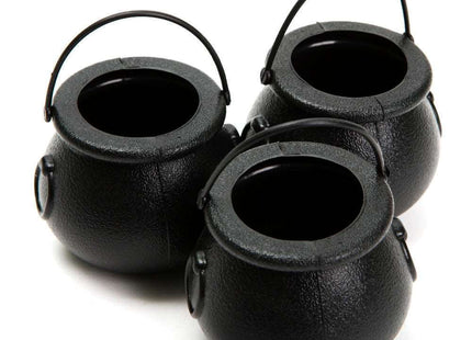 Plastic Black Candy Kettles - SKU:3L-25/715-P - UPC:887600091245 - Party Expo