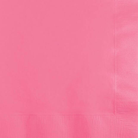 Candy Pink Beverage Napkin - SKU:573042B - UPC:073525739984 - Party Expo
