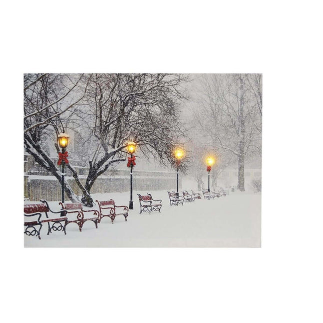 Canvas Winter Scene - SKU:30058713 - UPC:889092570130 - Party Expo