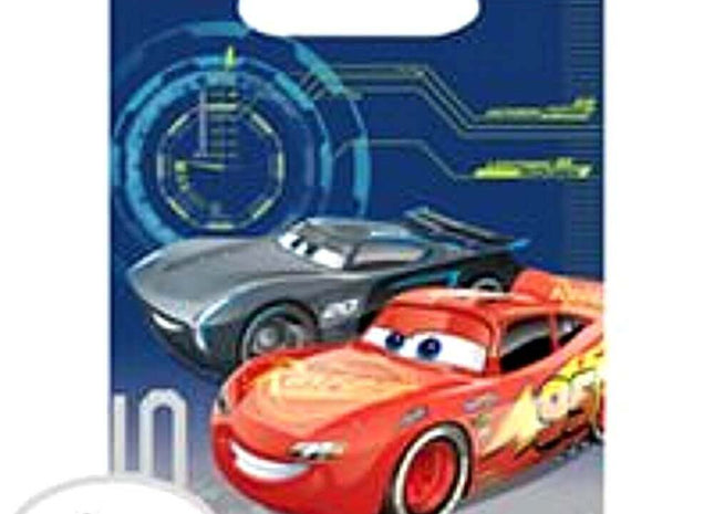 Cars 3 - Party Favor Loot Bags - SKU:371763 - UPC:013051725198 - Party Expo