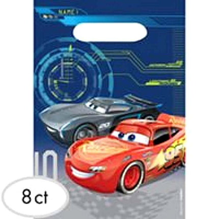Cars 3 - Party Favor Loot Bags - SKU:371763 - UPC:013051725198 - Party Expo