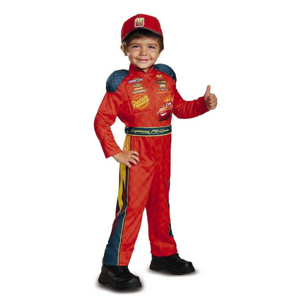 Cars 3 - Lightning McQueen Classic Costume - Toddler (4-6) - SKU:19875L - UPC:039897198774 - Party Expo